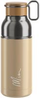 ELITE bidon "mia inox" bottle mia inox 650ml beige/siilver - thumbnail
