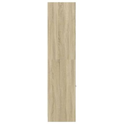 Apothekerskast 30x41x174,5 cm bewerkt hout sonoma eikenkleurig