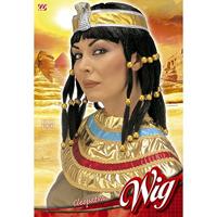 Pruik Cleopatra inclusief hoofdband en kraag - thumbnail