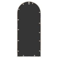 VidaXL Tuinspiegel 100x45 cm ijzer zandkleurig - thumbnail