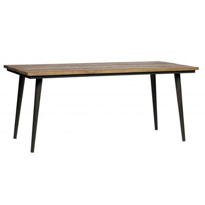 WOOOD Eettafel 'Guild' 220 x 90cm, kleur Zwart