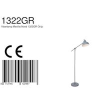 Mexlite Vloerlamp nove grijs - thumbnail