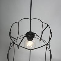 QAZQA Retro hanglamp zwart 40 cm - Granny Frame - thumbnail