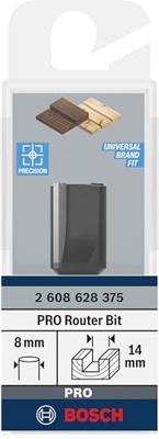 Bosch Accessoires Vingerfrezen 8 mm, D1 14 mm, L 20 mm, G 51 mm 1st - 2608628375 - thumbnail