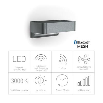 Steinel BuitenlampL 800 SC antraciet - 065690 - thumbnail