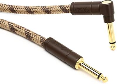 Fender Festival Cables Brown R/A instrumentkabel 3m
