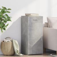 Dressoir 40x42,5x93 cm bewerkt hout betongrijs - thumbnail