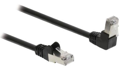 Valueline VLCP85125B50 Cat5e Sf/utp Netwerkkabel Rj45 (8/8) Male - Rj45 (8/8) Male 5.00 M Zwart