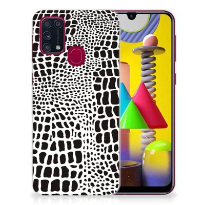Samsung Galaxy M31 | TPU Hoesje | Slangenprint Samsung Galaxy M31 | TPU Hoesje | Slangenprint