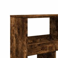 Boekenkast 100x33x187,5 cm bewerkt hout gerookt eikenkleurig - thumbnail
