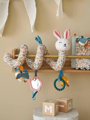 Activiteitenspiraal RETRO FLOWER geel