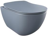 Creavit Hangend Toilet - 35.3x51cm - spoelrandloos - mat basalt FE322-11BM00E-0000 - thumbnail