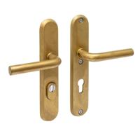 Intersteel AchterdeurbeslagLuzern PC 72mm messing getrommeld - 0011.378736 - thumbnail