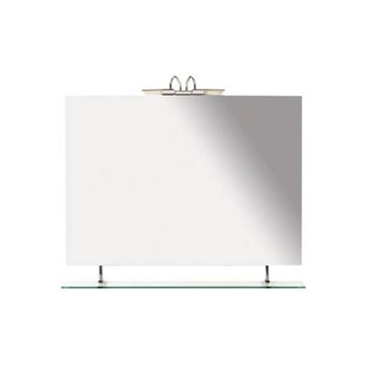 Badkamerspiegel Sapho Wega 100x80 cm met Planchet Glas Badkamerspiegel Sapho Wega 100x80 cm met Planchet Glas
