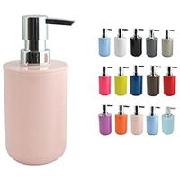 MSV Zeeppompje|dispenser Porto - kunststof - lichtroze - 7 x 16 cm - thumbnail