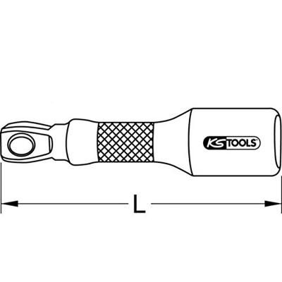 KS Tools 918.1403 9181403 Dopsleutelverlenging Aandrijving 1/4 (6.3 mm) 50 mm 1 stuk(s) KS Tools 918.1403 9181403 Dopsleutelverlenging Aandrijving 1/4 (6.3 mm) 50 mm 1 stuk(s)