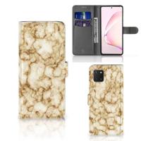 Samsung Note 10 Lite | Bookcase | Marmer Goud - thumbnail