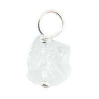Ruwe Edelsteen Hanger Witte Calciet 925 Zilver (8 - 12 mm) - thumbnail