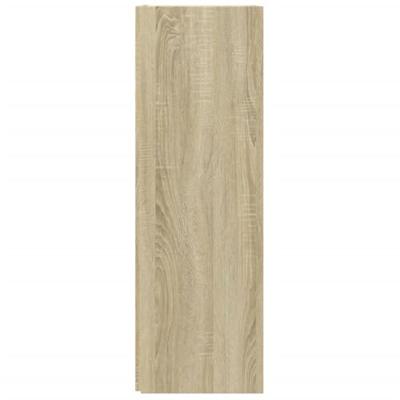 Hoekkast 33x33x100 cm bewerkt hout sonoma eikenkleurig