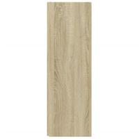 Hoekkast 33x33x100 cm bewerkt hout sonoma eikenkleurig - thumbnail