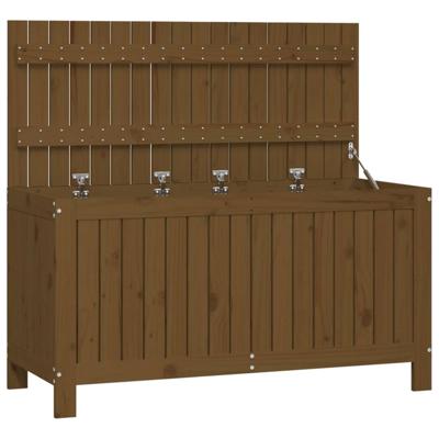 Tuinbox 115x49x60 cm massief grenenhout honingbruin Tuinbox 115x49x60 cm massief grenenhout honingbruin