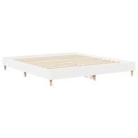 Bedframe zonder matras 160x200 cm spaanplaat wit - thumbnail