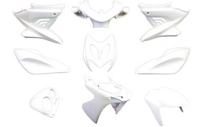 Edge Plaatset 9-delig voor yamaha aerox tot bouwjaar 2014 - mat wit