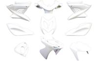Edge Plaatset 9-delig voor yamaha aerox tot bouwjaar 2014 - mat wit - thumbnail