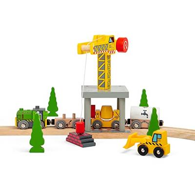 Bigjigs houten rails - hijskraan - thumbnail