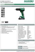 DV18DD WQZ ACCU KLOP-BOORSCHROEFMACHINE 18V, - thumbnail