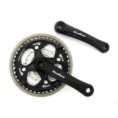SunRace crankstel fcm513 6/7/8v 42/34/24 152mm -3mm