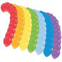 Amscan diy ballonnen regenboog 13 cm 77 stuks | 8 stuks - thumbnail