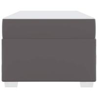 Bedframe Grijs 90 x 200 cm Kunstleer - thumbnail