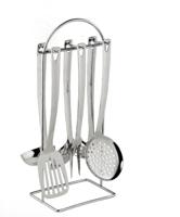 Lagostina elegante keukenhulpjes op staander - 6-delig - thumbnail