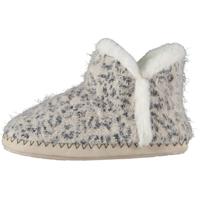 Apollo sloffen dames elastomeer/textiel beige/zwart - thumbnail