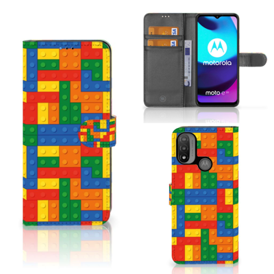 Motorola Moto E20 | E30 | E40 | Telefoon Hoesje | Blokken
