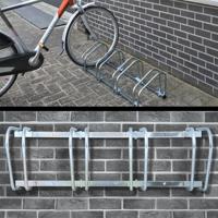 Superior Proplus fietsenrek voor 4 fietsen muur of grond staal - thumbnail