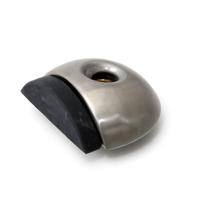 Deurstopper V m.zijbuffer 55x18mm RVS - thumbnail