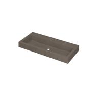 INK Momento Wastafel Quartz met 1 Kraangat - 1000x450x90 mm - Quartz Beton - thumbnail