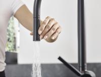 Hansgrohe Talis 1-gr keukenmkr 210 met uitttrekbare vuistdouche rvs-look 72800800 - thumbnail