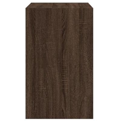VidaXL Schoenenkast 60x42x69 cm bewerkt hout bruin eikenkleur