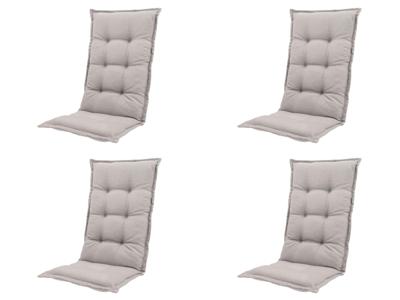 Kussen hoog ca. 123x50 cm Napels taupe water repellent coating (4 stuks) Madison - Madison