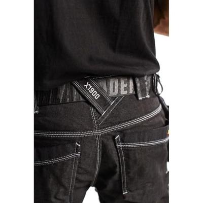 Blåkläder Piraatbroek denim stretch X1900 19911141 | Zwart | Maat 62 - 7330509545683