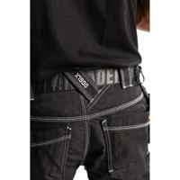 Blåkläder Piraatbroek denim stretch X1900 19911141 | Zwart | Maat 62 - 7330509545683 - thumbnail