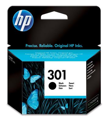HP inktcartridge 301, 190 pagina's, OEM CH561EE, zwart