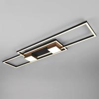 Trio Led plafondlamp 100x28Albany zwart - 647710432 - thumbnail