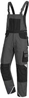 NITRAS SAFETY Nitras "motion tex plus" salopette dungarees nitras mot.tex plus 48 grey/black - thumbnail