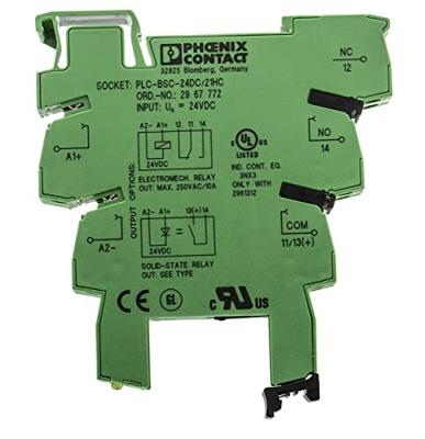 Phoenix Contact PLC-BSC-120UC/21-21/SO46 Relaissocket Phoenix Contact REL-MR-110DC/21-21AU, Phoenix Contact REL-MR-110DC/21-21 10 stuk(s)