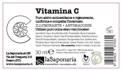 Gezichtsserum La Saponaria 30 ml Vitamine C