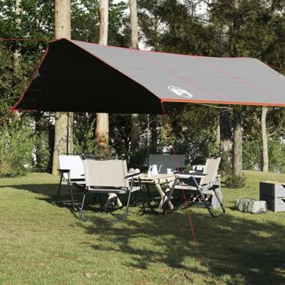 VidaXL Kampeerluifel waterdicht 420x440 cm grijs en oranje